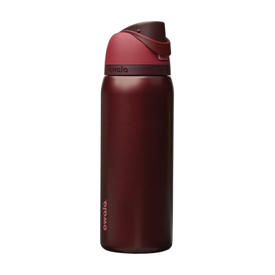 Owala FreeSip 32oz bottle with straw for on-the-go sipping.