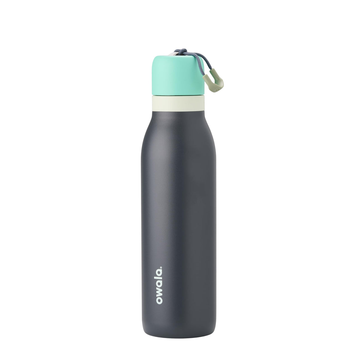 Owala FreeSip Twist bottle with carry-loop for easy on-the-go hydration.