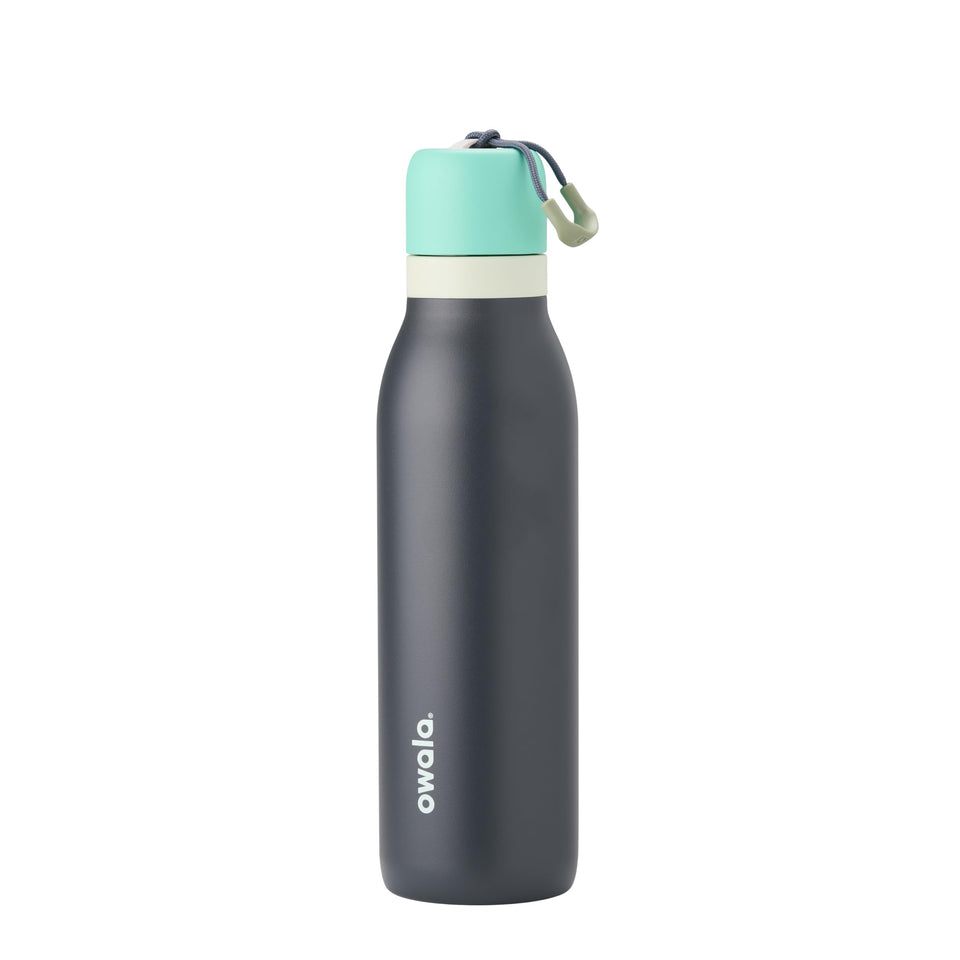 Owala FreeSip Twist bottle with carry-loop for easy on-the-go hydration.