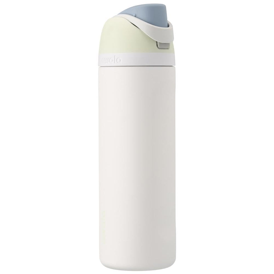 Owala FreeSip 24 oz bottle with straw lid for easy sipping on the go.