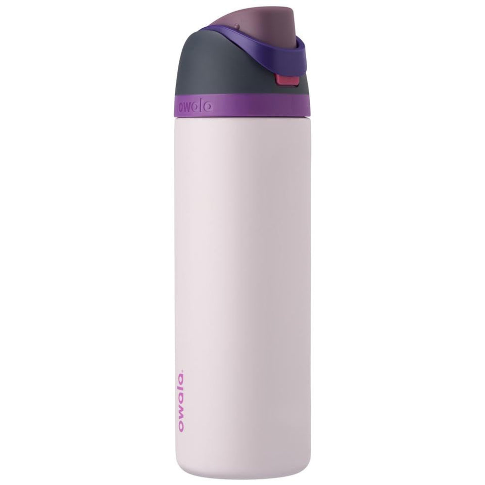 Owala FreeSip 24oz bottle with straw for easy on-the-go sipping.