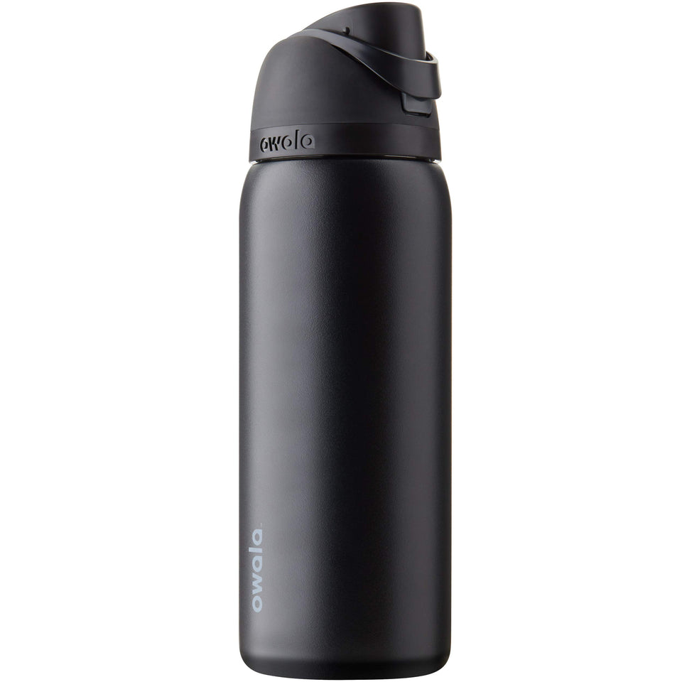 Owala FreeSip 32oz bottle with straw ideal for on-the-go hydration.