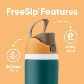 Owala FreeSip 40oz insulated bottle wide mouth for easy cleaning and ice.