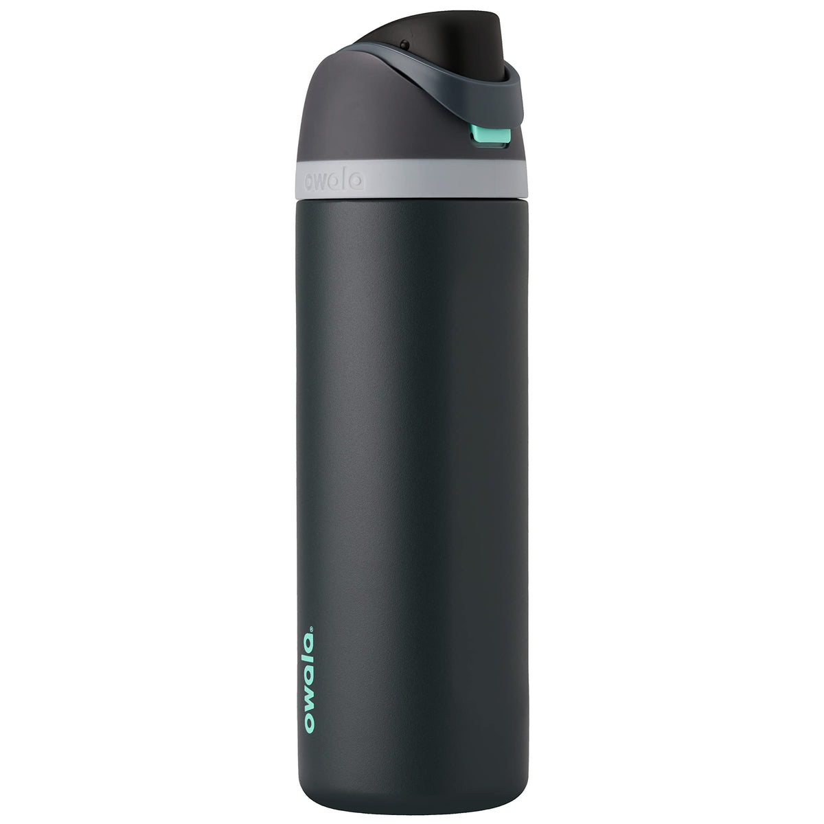 Owala FreeSip 40oz bottle with straw for convenient sipping on the go.