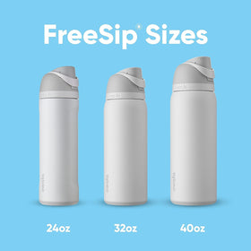 Owala FreeSip carry loop doubles as a secure lock during commutes.