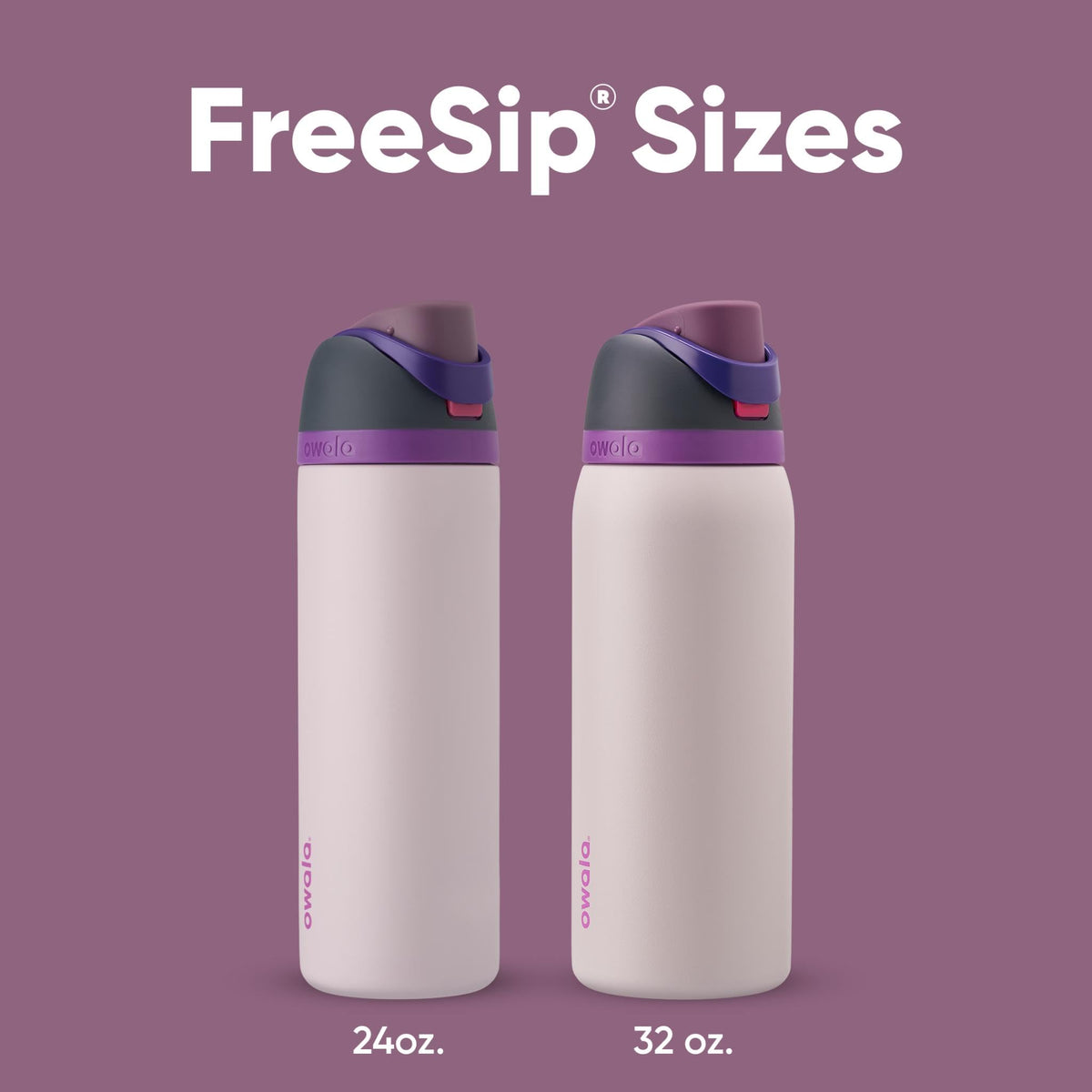 Owala FreeSip wide-mouth design for easy cleaning and ice addition