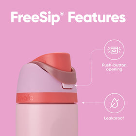 Owala FreeSip carry loop base doubles as a lock for secure travel