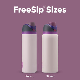 Owala FreeSip carry loop doubles as a lock for added security.
