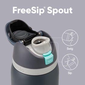Owala FreeSip double‑wall insulation keeps beverages cold for hours.