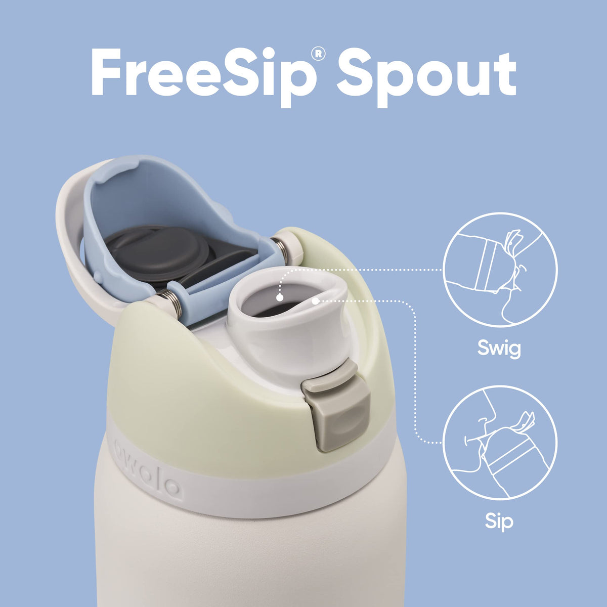 Owala FreeSip double-wall insulation preserves cold drinks for hours