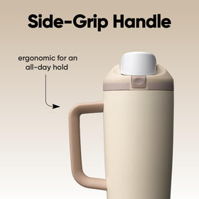 Owala FreeSip leak-proof design supports hydration anywhere.