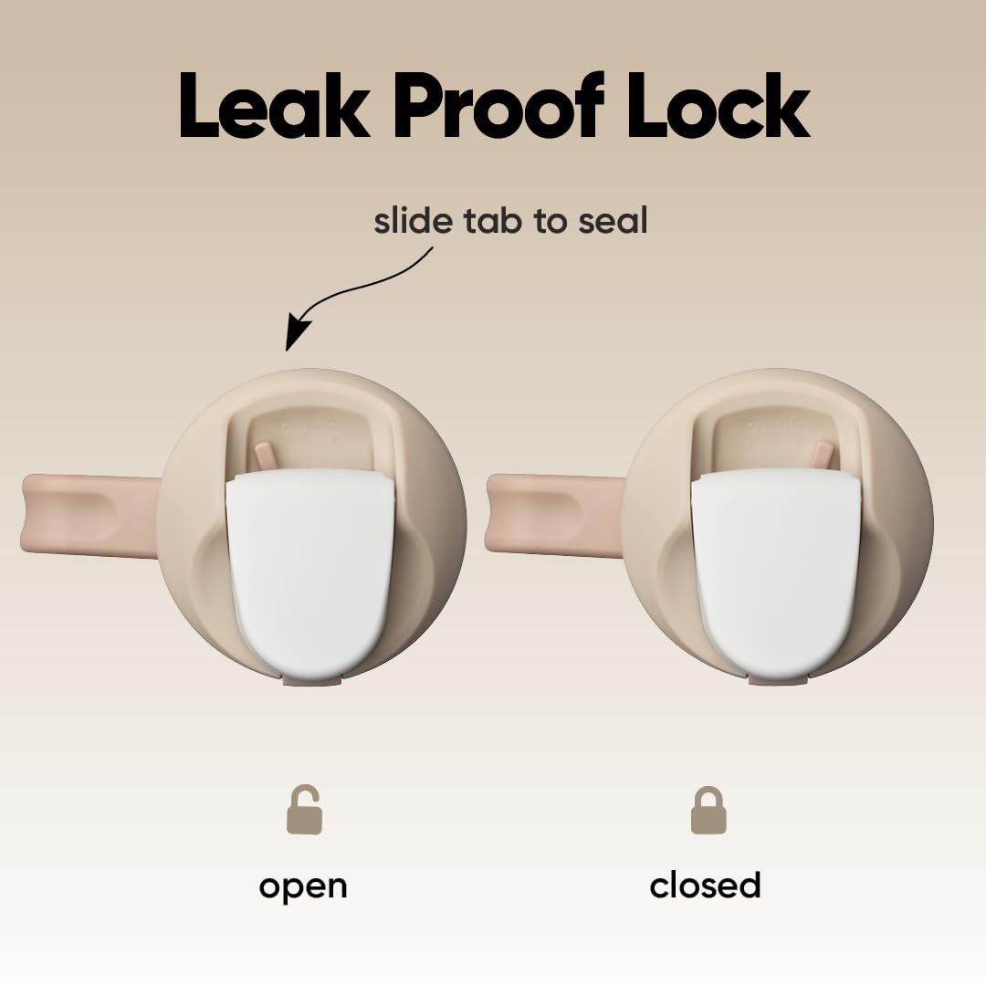 Owala FreeSip side handle for comfortable carrying during travel.