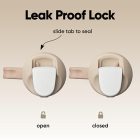 Owala FreeSip side handle for comfortable carrying during travel.