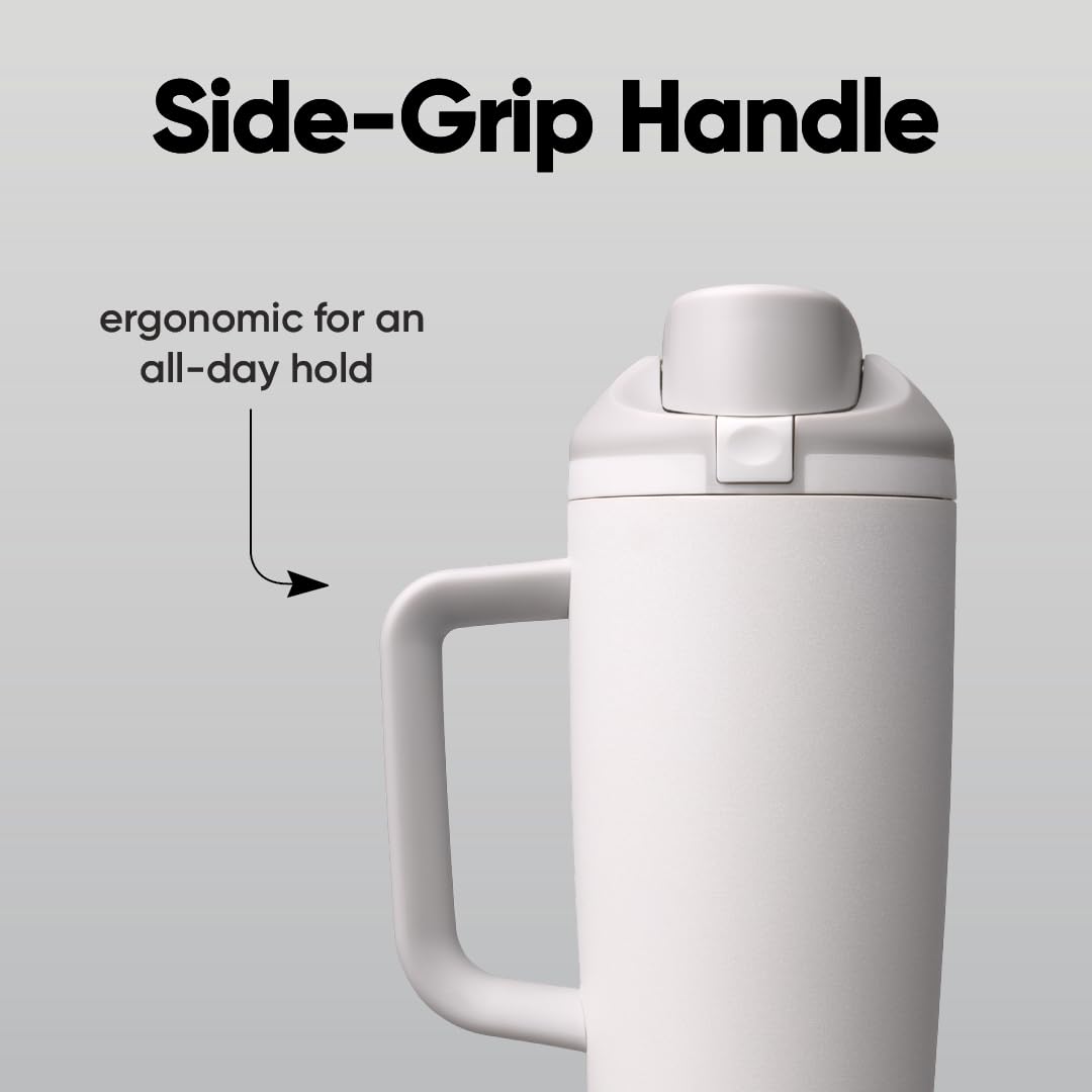 Owala FreeSip lid is dishwasher-safe; cup should be hand washed to protect finish