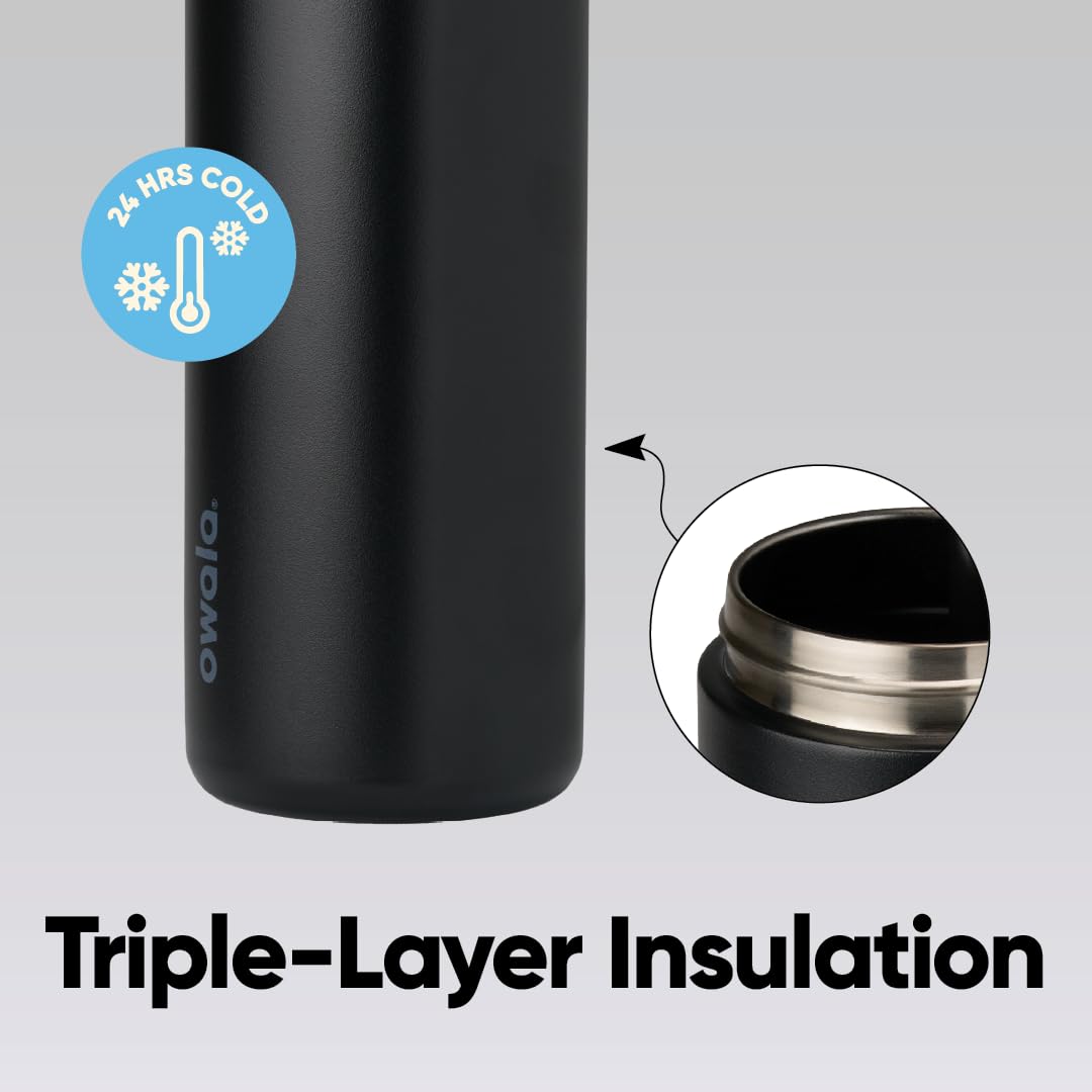 Owala FreeSip wide-mouth opening makes cleaning and ice addition easy.