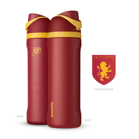 Owala FreeSip Gryffindor carry loop provides secure grip.