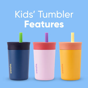 Owala Kids Tumbler lid is dishwasher-safe for quick cleanup