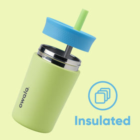 Owala Kids Tumbler removable straw simplifies cleaning after meals and adventures.
