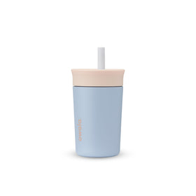 Owala Kids tumbler with spill-resistant lid for mess-free travel and on-the-go hydration.