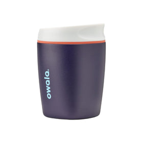 Owala SmoothSip 10 oz tumbler with splash-resistant lid for spill-free mornings
