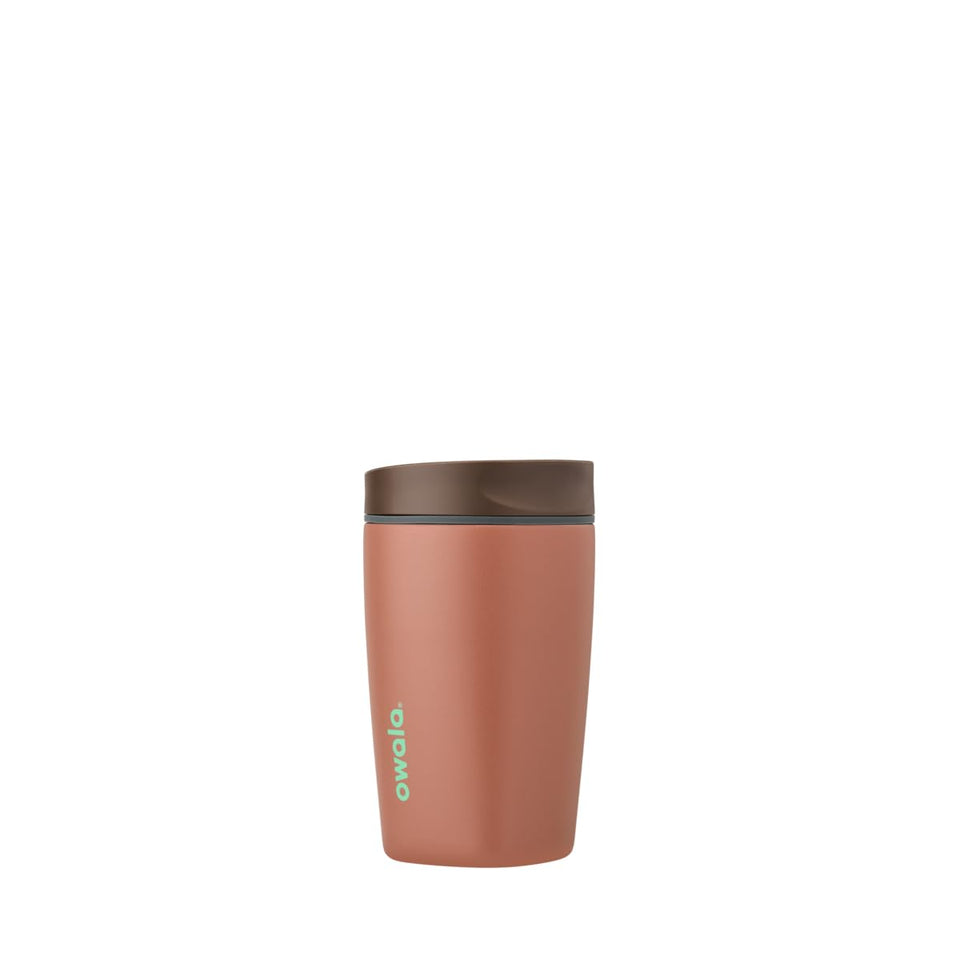 Owala SmoothSip Slider 12oz tumbler with leak-proof lid for on-the-go spill-free coffee