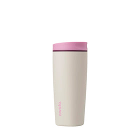 Owala SmoothSip Slider 20oz with leakproof lid for mess-free transport.