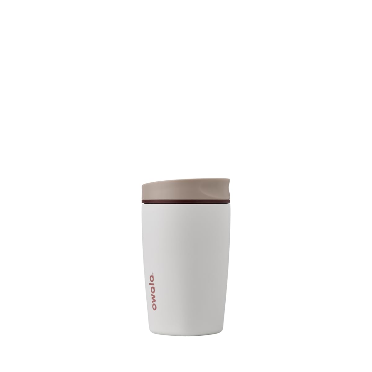 Owala SmoothSip Slider leakproof lid prevents spills during daily commute.