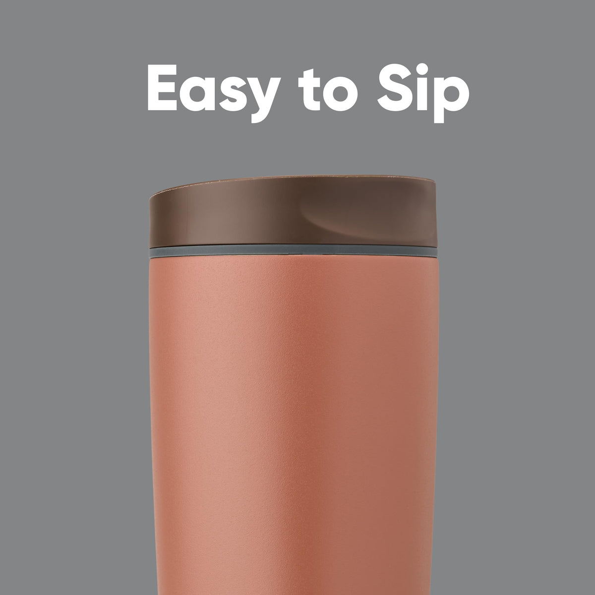 Owala SmoothSip Slider spout offers ultra-comfortable sipping during commutes.