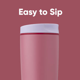 Owala SmoothSip Slider spout enables comfortable, splash-free sips.