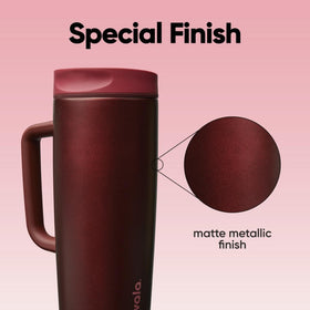Owala SmoothSip Slider triple-layer insulation keeps beverages hot or cold longer.