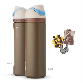 Owala FreeSip base fits most cup holders for travel