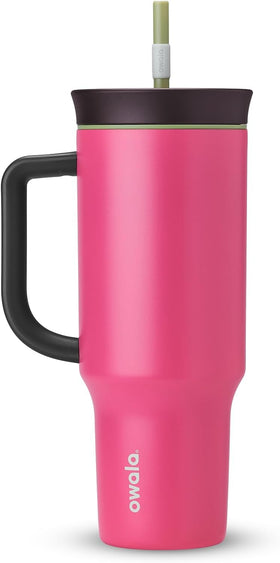 Owala Watermelon Breeze 40oz tumbler in pink for all-day hydration on the go