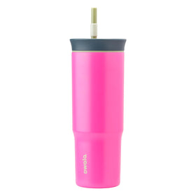 Owala Watermelon Breeze 24 oz tumbler with closed lid for spill-free travel