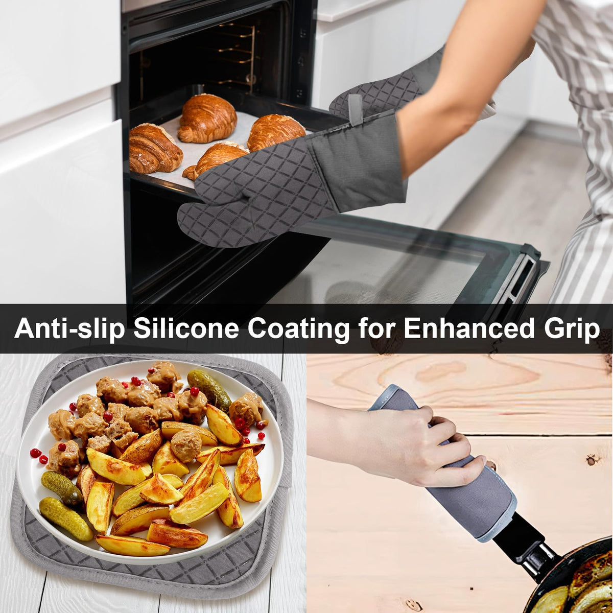 Owfeel set with built-in hanging loops for organized kitchen storage
