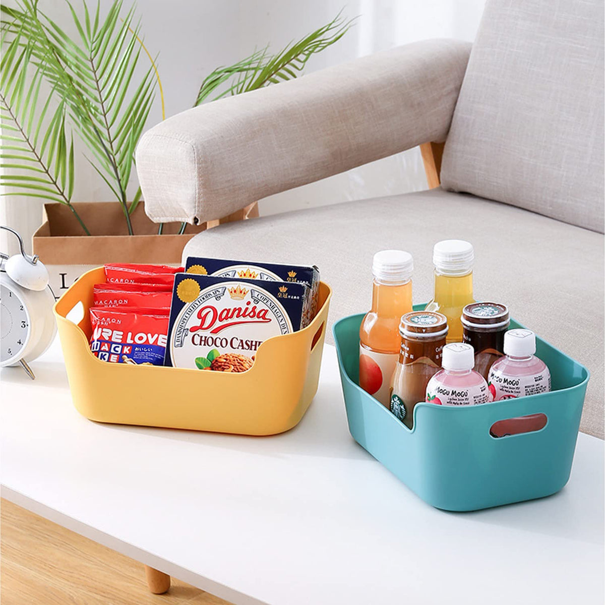 OWill kitchen organization bins keep essentials tidy and within reach
