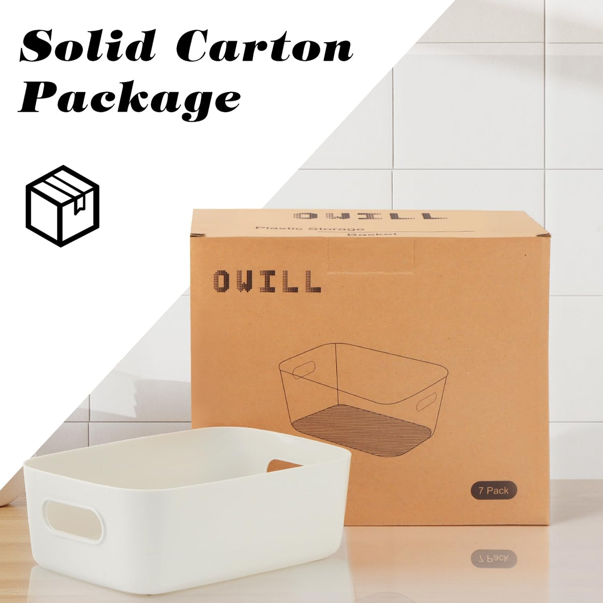 OWill multi-scenario storage bin blends with any decor