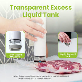 OWKAR one-button operation makes sealing quick and effortless for busy meal prep