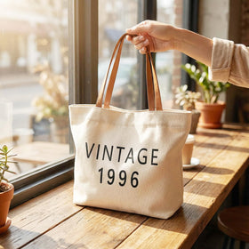 OWSUMER canvas tote designed for daily use, light and sturdy