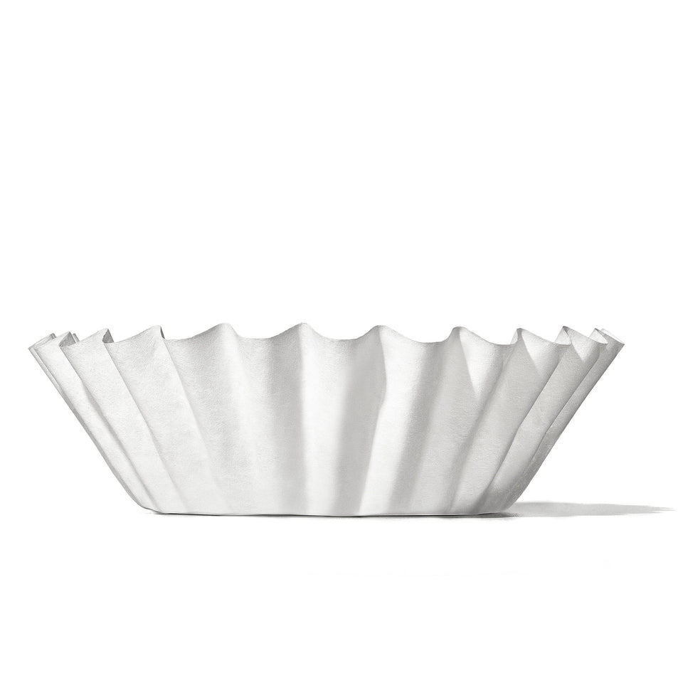 OXO Brew commercial basket large filter closeup highlighting TCF compostable design.