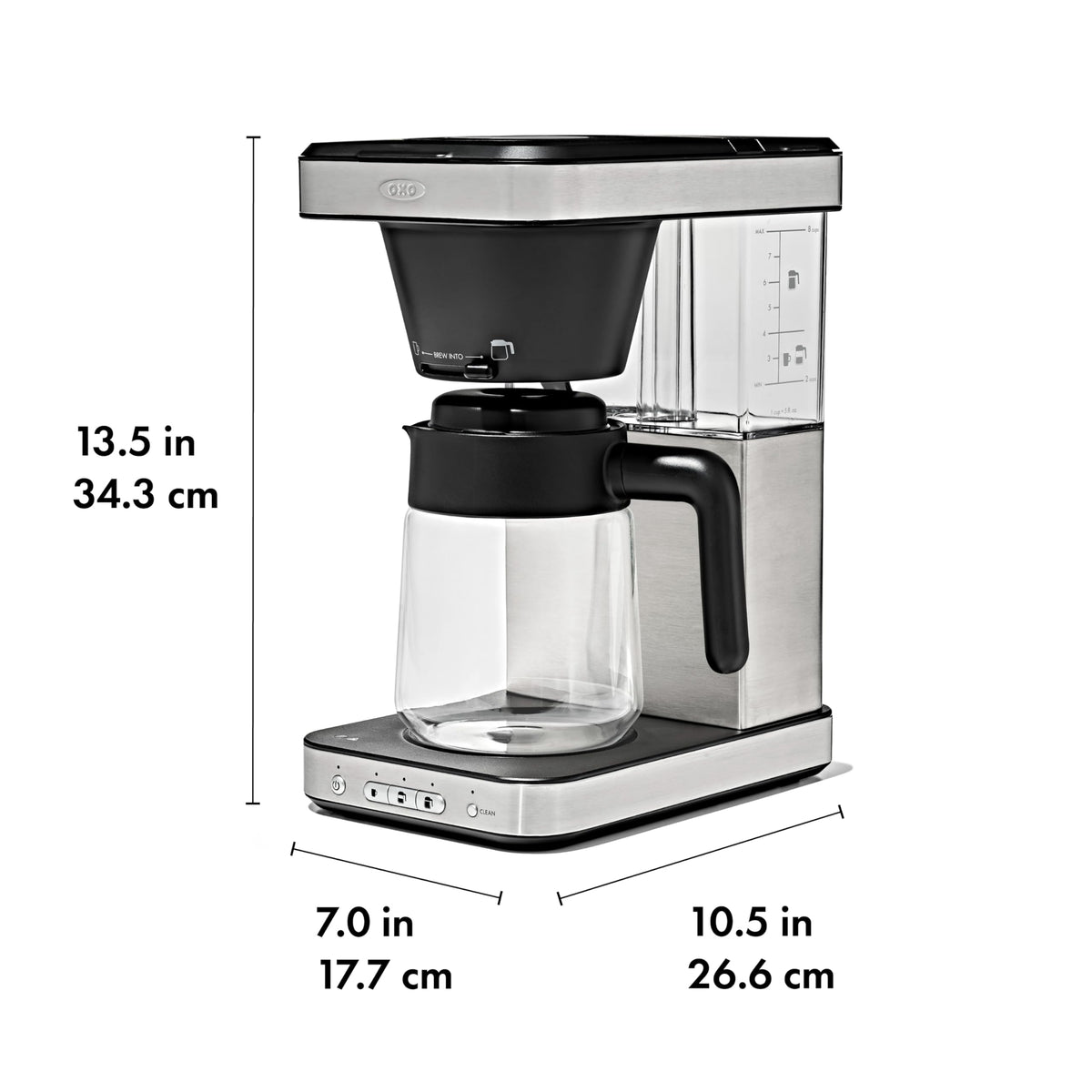 Dishwasher-safe parts simplify quick cleanup after brewing.