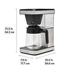 Dishwasher-safe parts simplify quick cleanup after brewing.