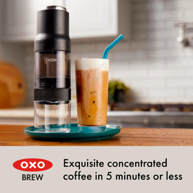 OXO Brew Rapid Brewer built-in filter replaces paper filters.