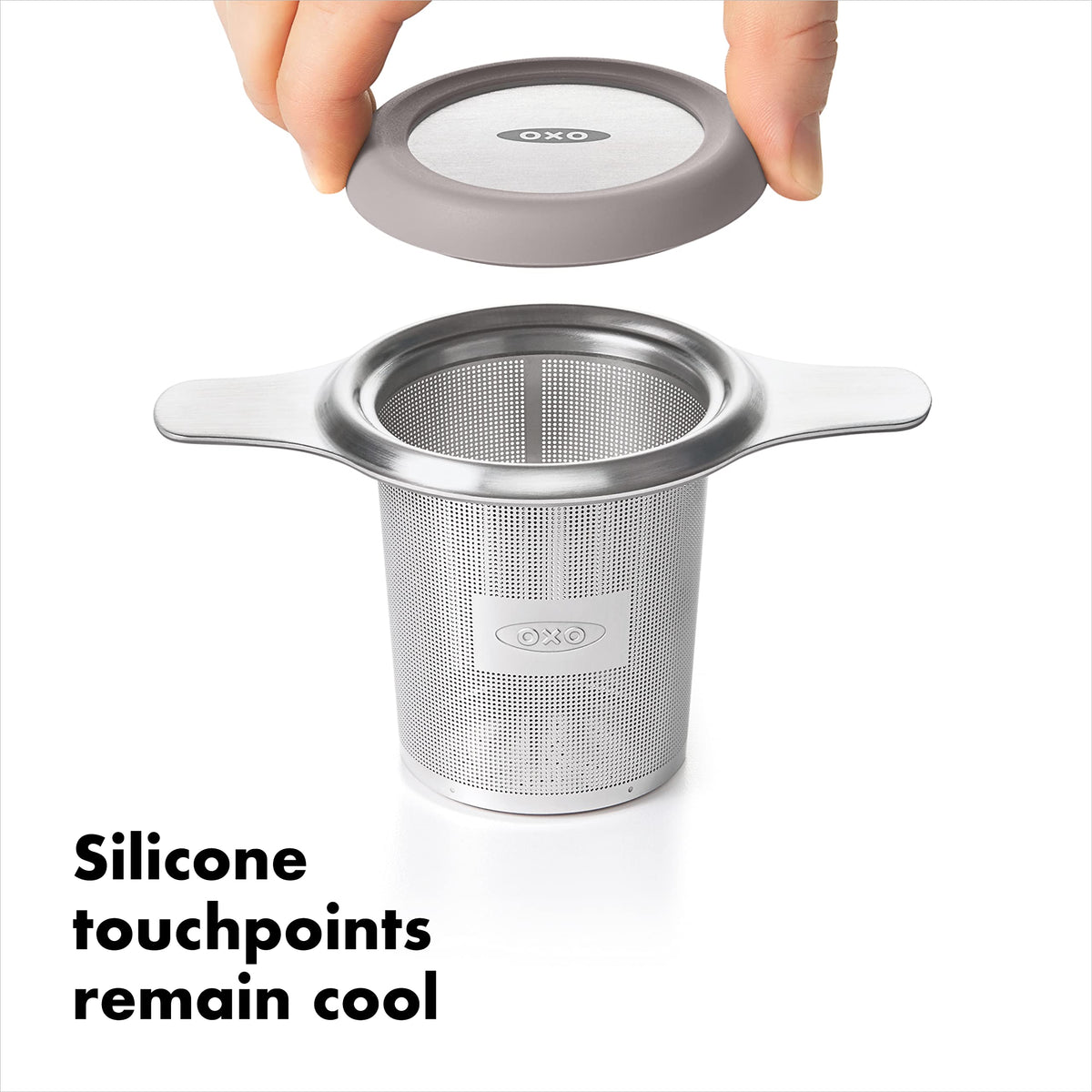 OXO Brew Tea Infuser Basket is dishwasher-safe for easy cleanup.
