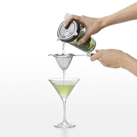 OXO fine mesh cocktail strainer dishwasher safe for easy cleaning