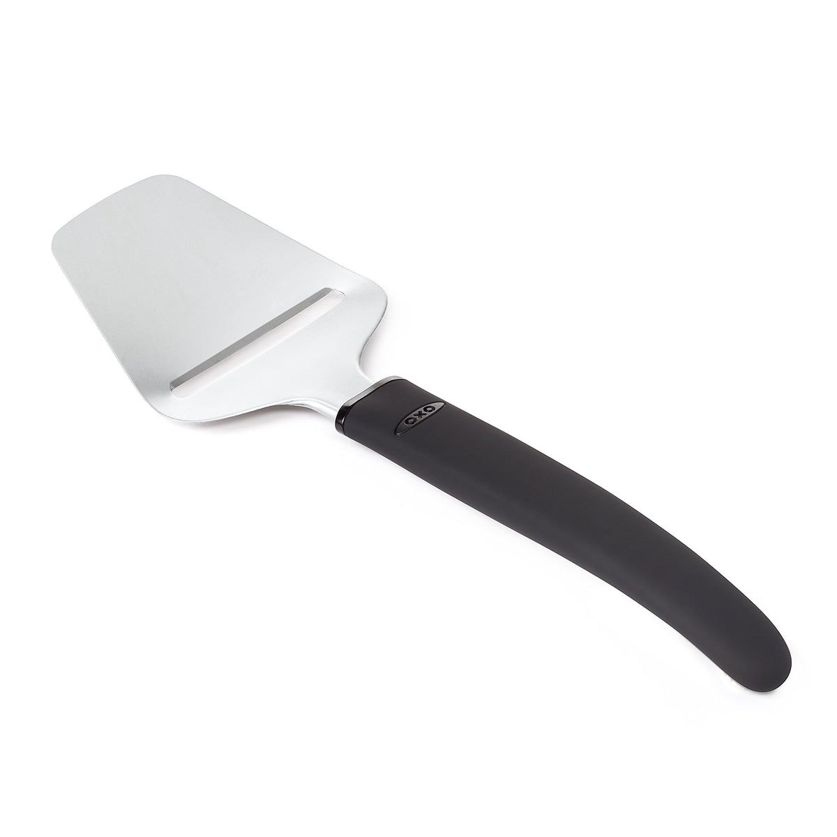 OXO Good Grips Cheese Slicer top view with non-stick head for easy cheese release.