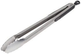 OXO Good Grips 16-Inch Tongs in brushed steel for durable, easy cleaning and long life