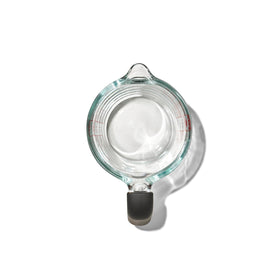 OXO Good Grips 1 Cup Glass Measuring Cup is microwave-safe for quick reheating.