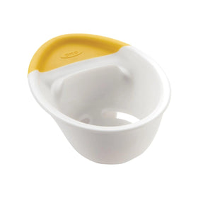 OXO Good Grips 3-in-1 Egg Separator with raised edge for neat cracking.