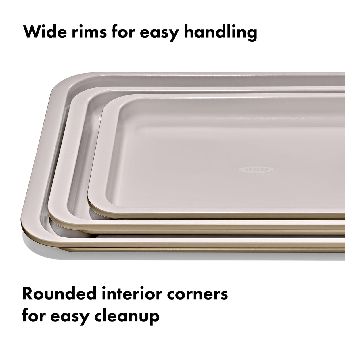 OXO Good Grips jelly roll pan for rolled cakes with steady heat