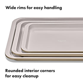 OXO Good Grips jelly roll pan for rolled cakes with steady heat